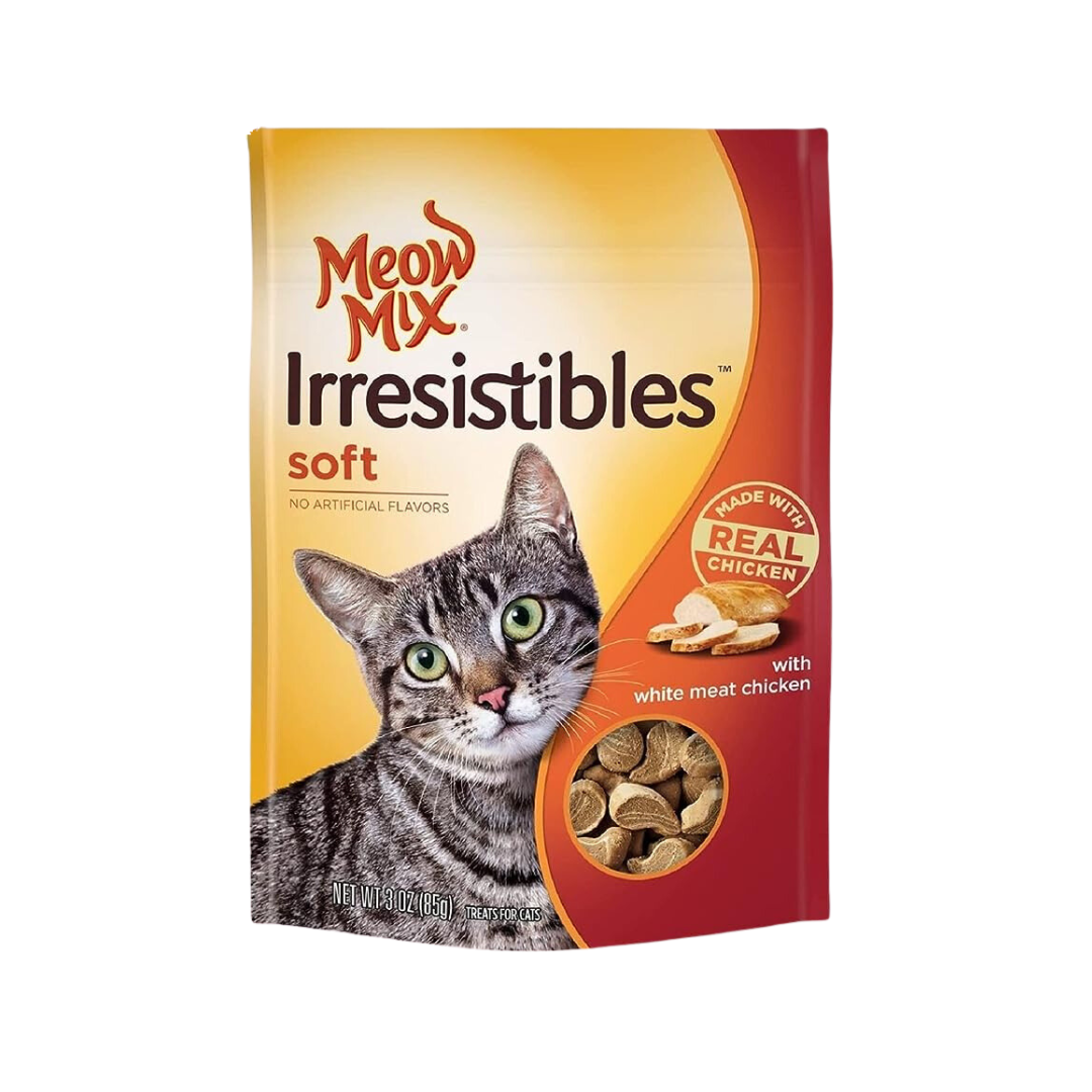 Meow Mix Irresistibles Soft Cat Treats, 3 oz