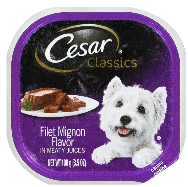 Cesar Classics Adult Wet Dog Food 3.5 Oz.