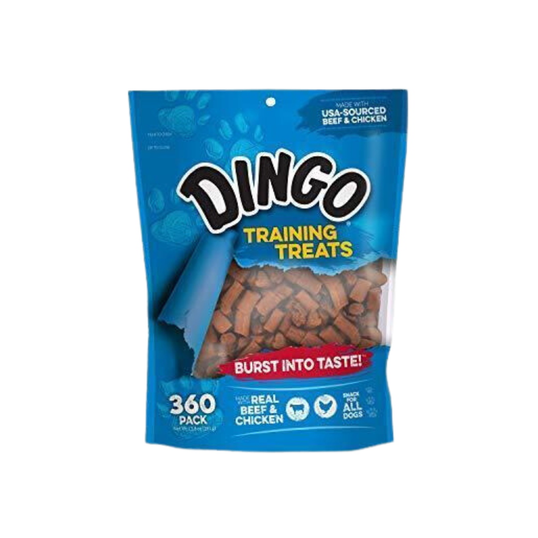 Dingo Training Dog Treats, 11.5 Oz, 360 count Beef & Chicken