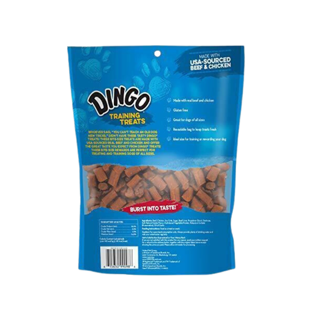 Dingo Training Dog Treats, 11.5 Oz, 360 count Beef & Chicken