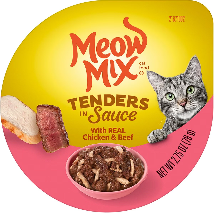 Meow Mix Tenders in Sauce 2.75 Oz