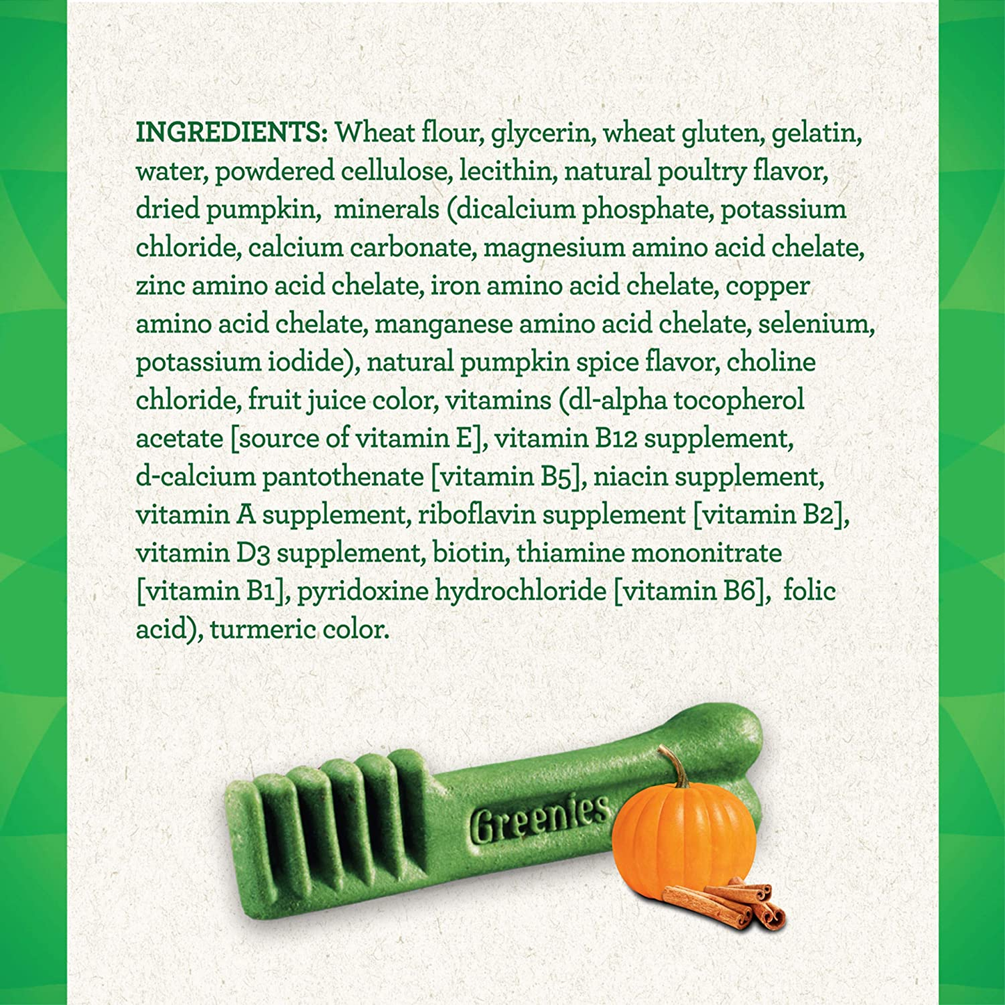 GREENIES Pumpkin Spice Petite Dental Dog Treats, 12 oz. (20 Treats)