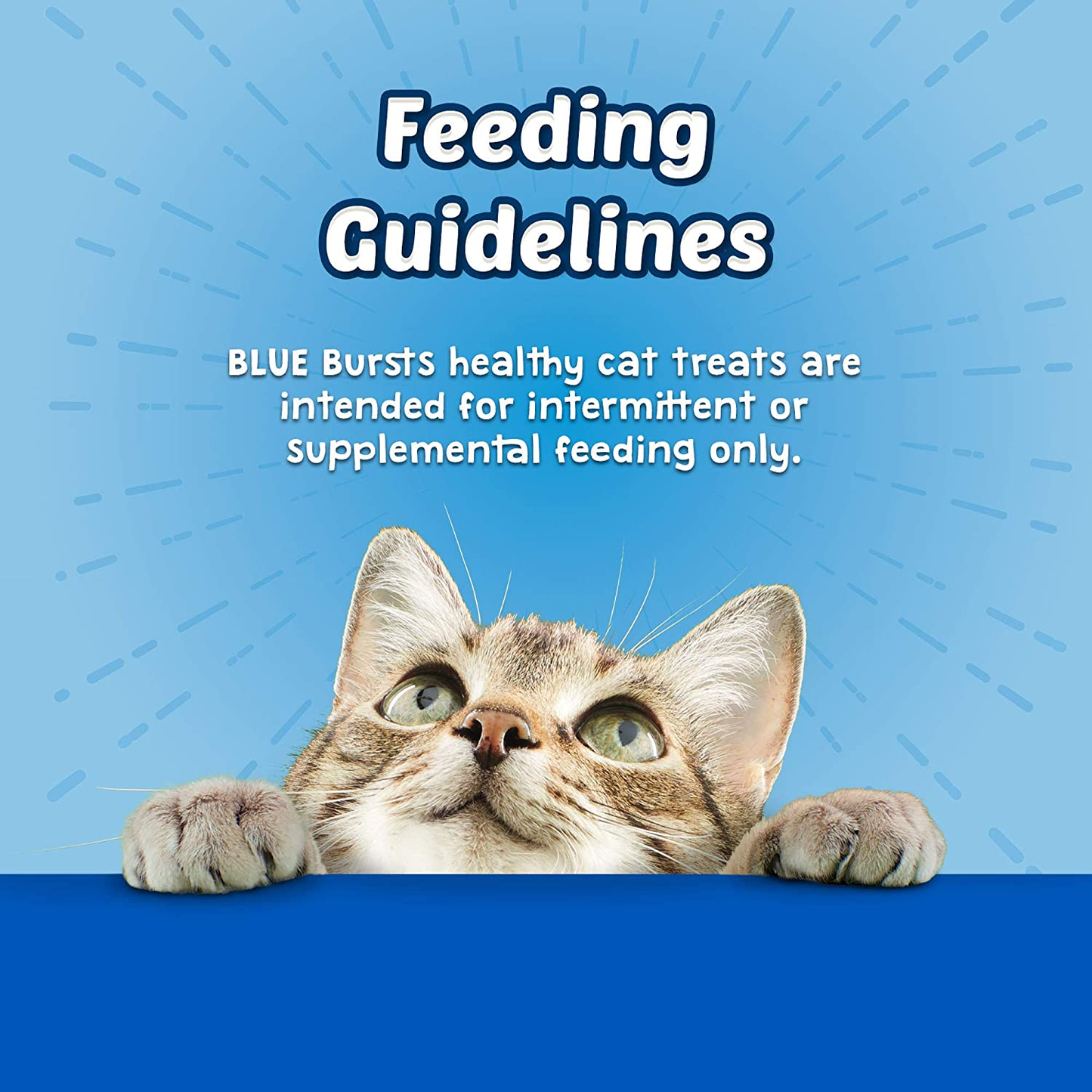 Blue Buffalo Burst Cat Treats Whit Paw-Lickin 5 Oz