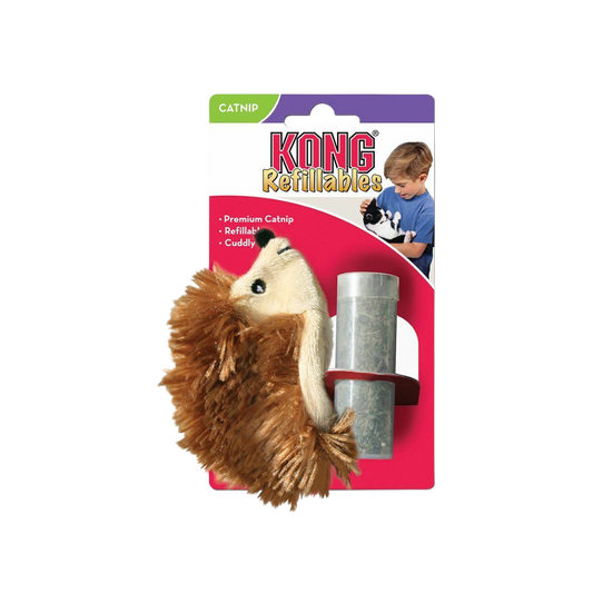KONG Refillable hedgehog Catnip Cat Toy