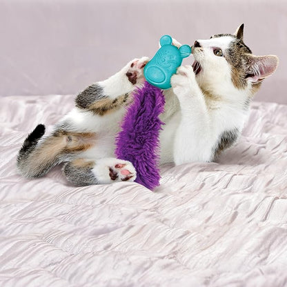 KONG Cat Infused Bobble Mouse Cat Toy, Assorted Colours