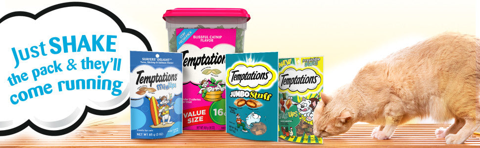 TEMPTATIONS Mix Ups Cat Treats Catnip Fever 1.7 Oz