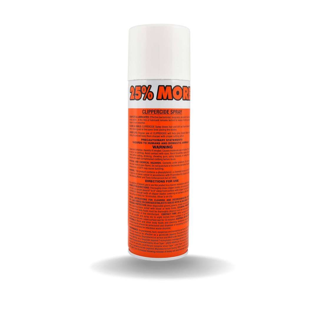 Clippercide Now 25% More - Spray Blade Disinfectant & Lubricant 15 Oz