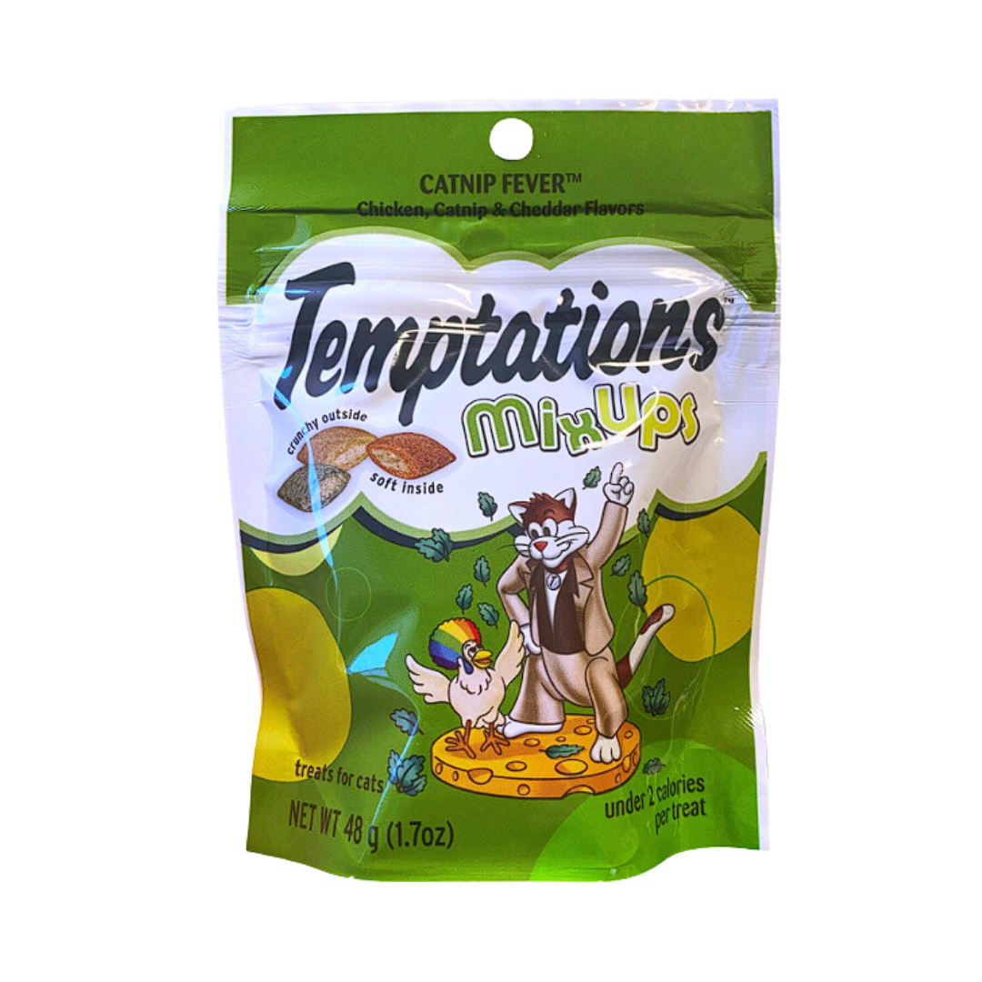 TEMPTATIONS Mix Ups Cat Treats Catnip Fever 1.7 Oz