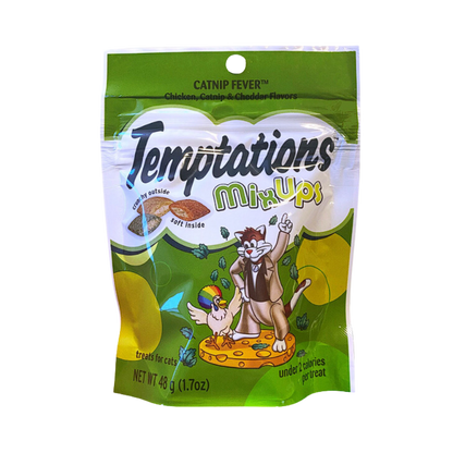 TEMPTATIONS Mix Ups Cat Treats Catnip Fever 1.7 Oz