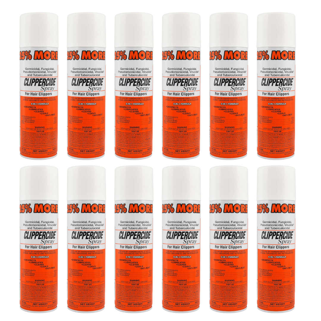 Clippercide Spray Blade Disinfectant & Lubricant 15 Oz 12 pack