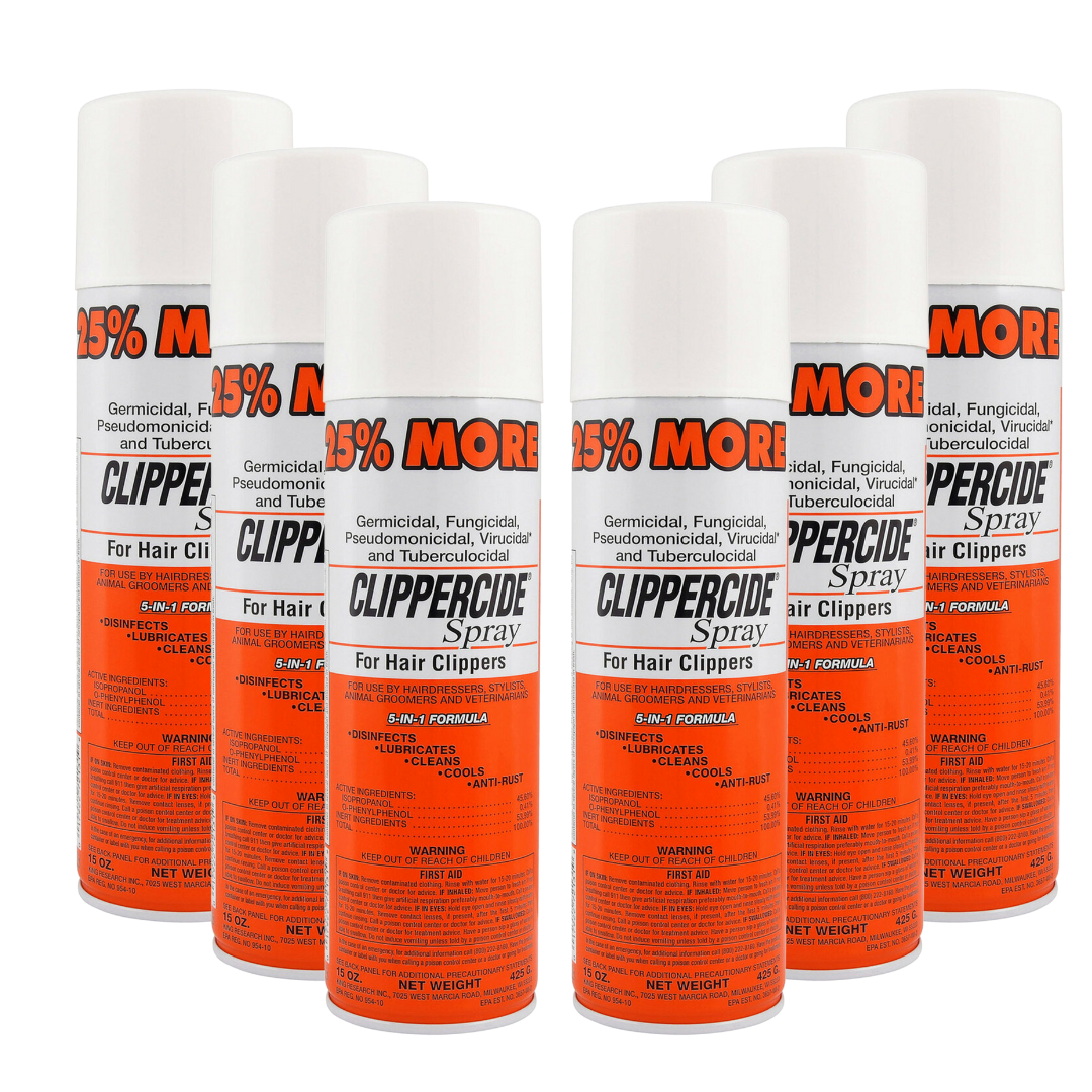Clippercide Disinfectant & Lubricant 15 Oz 6 pack