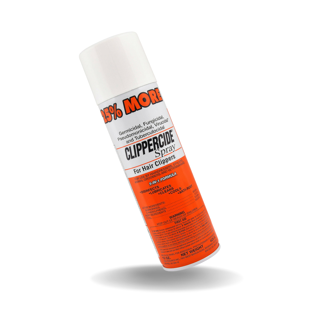 Clippercide Now 25% More - Spray Blade Disinfectant & Lubricant 15 Oz