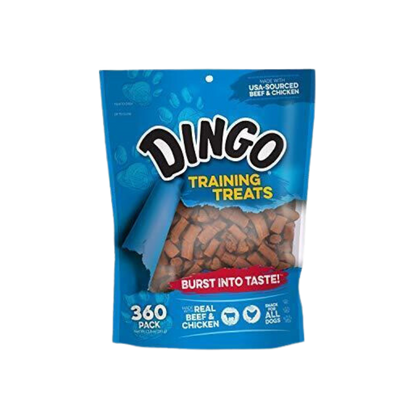 Dingo Training Dog Treats, 11.5 Oz, 360 count Beef & Chicken