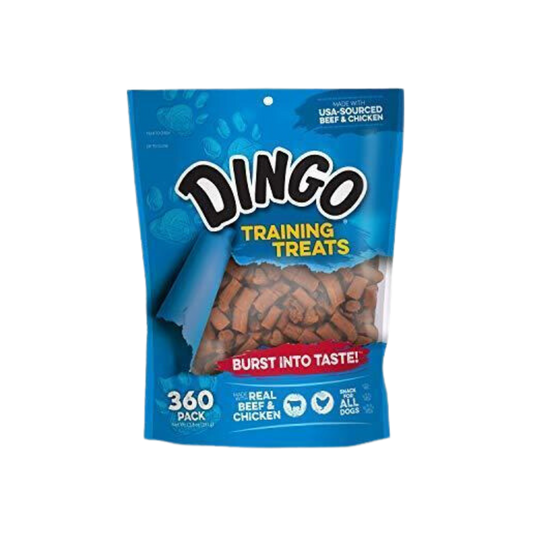 Dingo Training Dog Treats, 11.5 Oz, 360 count Beef & Chicken